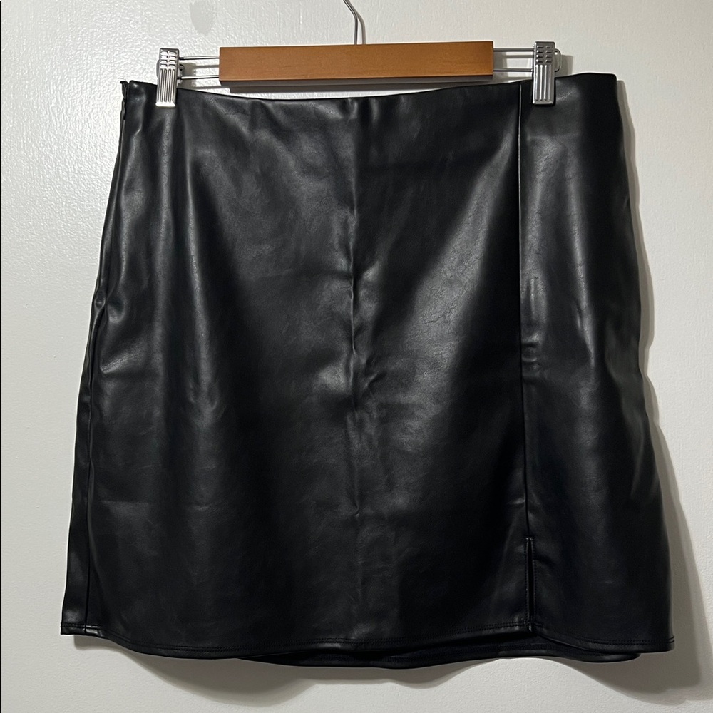 Black Leather Skirt